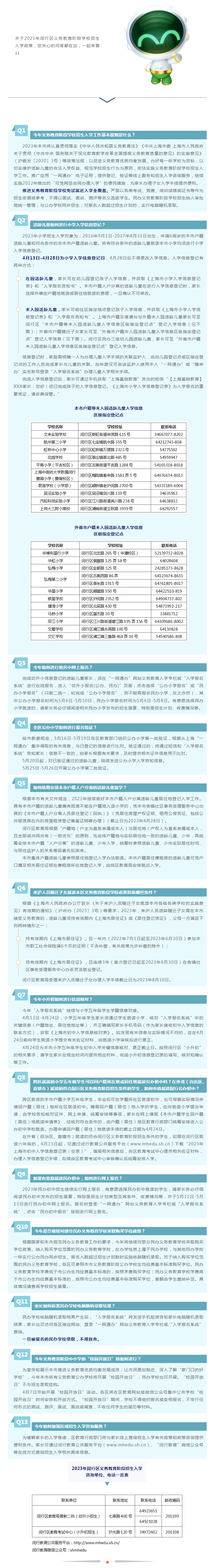 【問答】13問解讀2023年閔行區(qū)義務教育階段學校招生入學政策.png